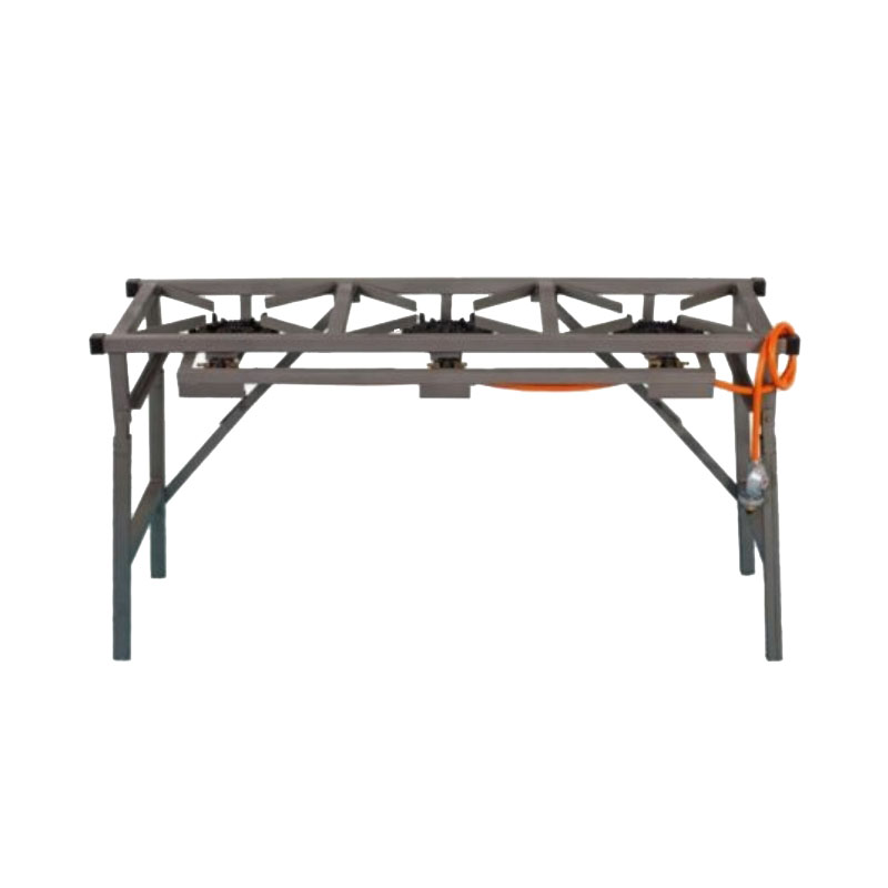 Gas Boiling Table With Foldable Legs – 3 Burner