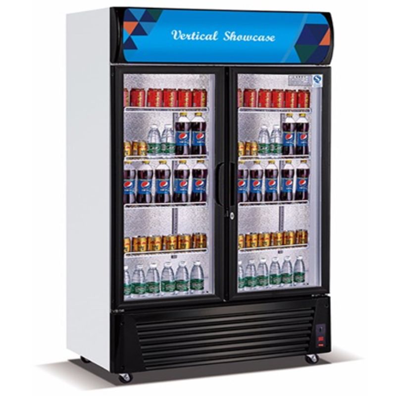 Double swing door fridge  LG-380B