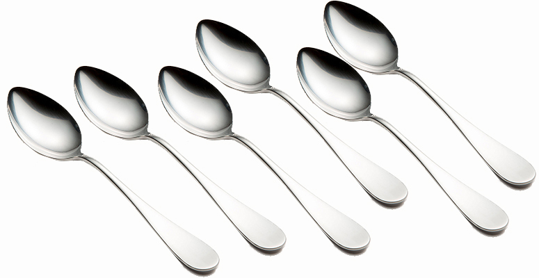 Table Spoons Set 6 Pcs Stainless Steel