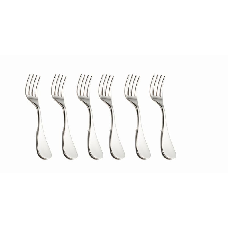 Cake Fork Set 6 Pcs Stainless Steel
