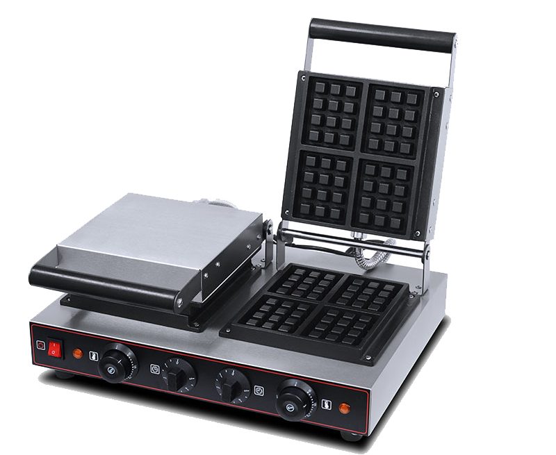 Waffle Baker Double Head Square