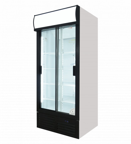 Fridge Star Double Sliding Door Beverage Fridge 890mm - Image 2