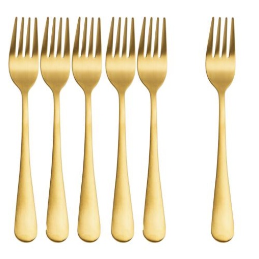 Forks Gold-Pack of 6