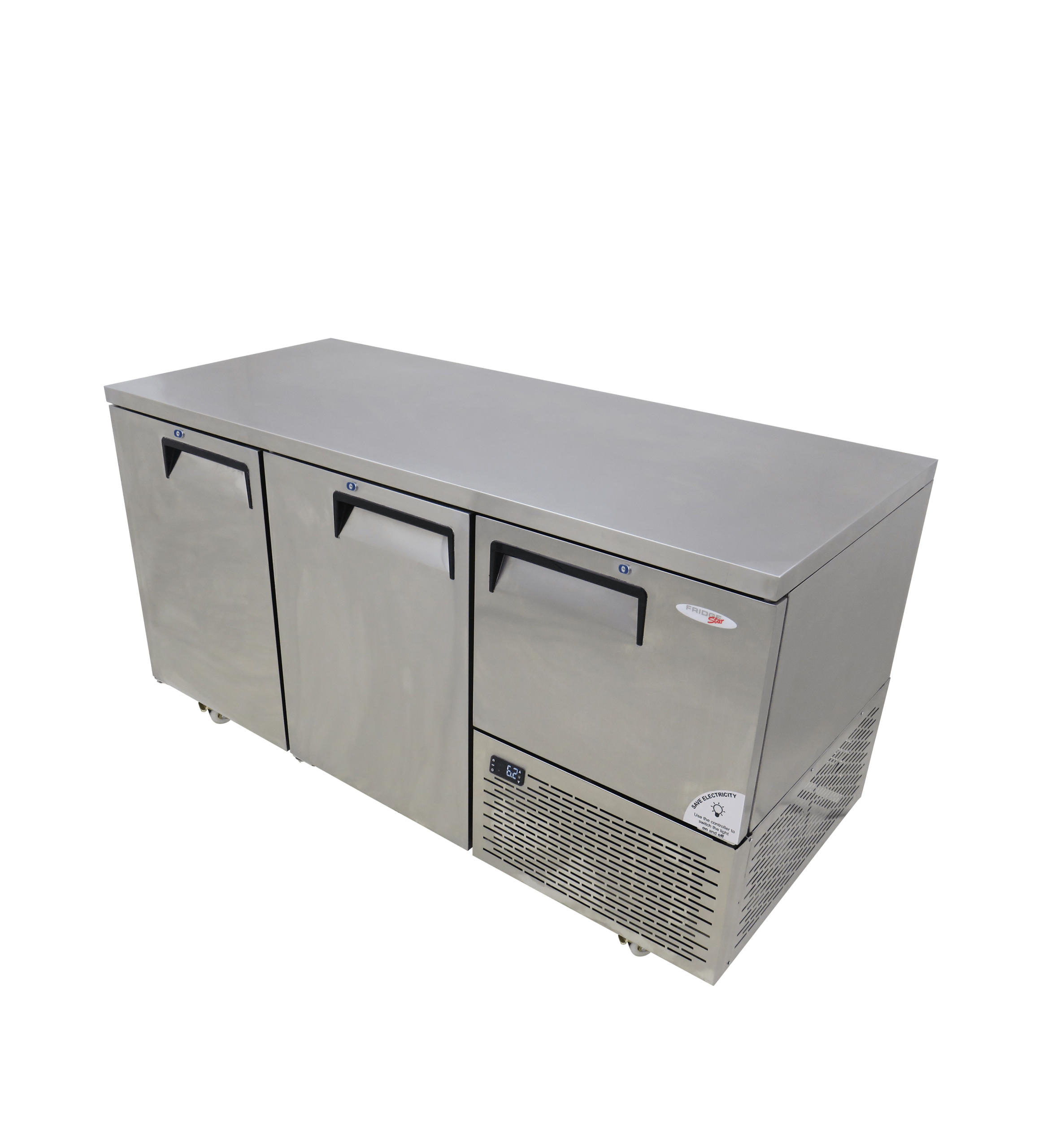 2.5 S/Steel Door Underbar Fridge 1722mm / 633L - Image 2