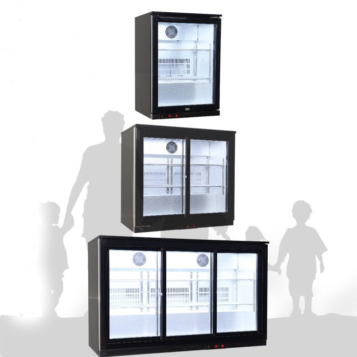 Back Bar Cooler – (3 door, sliding) - Image 2