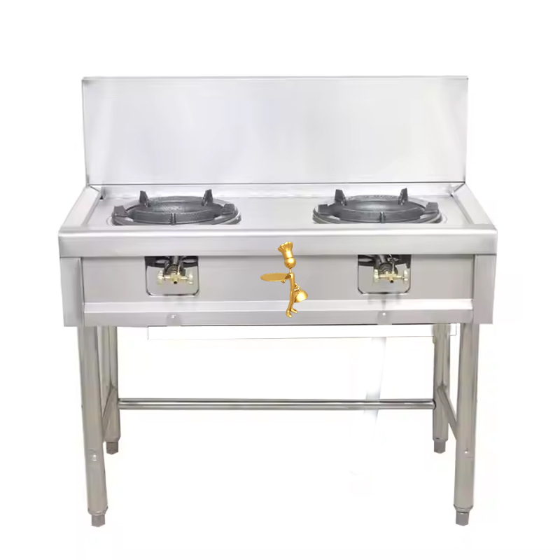 Chinese Wok 2 Burner High Pressure